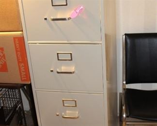 Tall filing cabinet