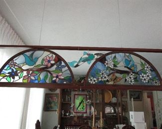 Stained glass - one piece unit