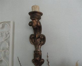 Pair of large sconces