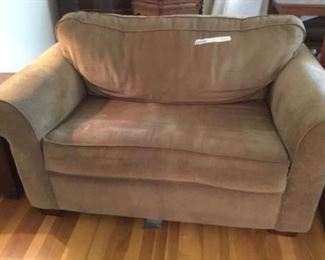 Loveseat with pullout bed