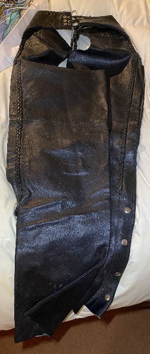 Lots of Leather Motorcycle Riding Clothes