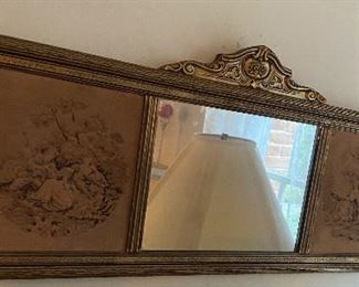 Antique Mirror Picture