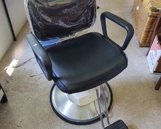 Almost New Reclining  Electric Beauty Shop Chair