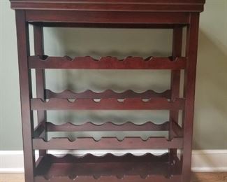 Wine Rack with Removable Tray $65