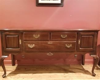 Ethan Allen Georgian Court Buffet with High Legs $600