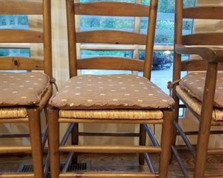 Set of Four Chairs (two with arms & two without) $150