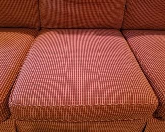 Red Checkered Couch $125