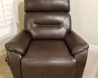 Electric Leather Recliner $ 250