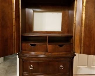 Large Media Armoire (two pieces) $200