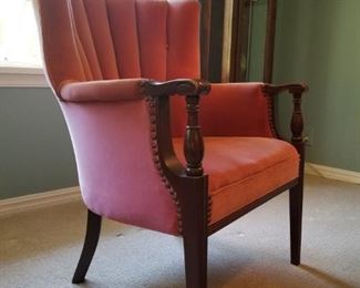 Rose Velvet Armchair $95