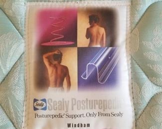 Queen Four Poster Bed Frame with Mattress Set $175