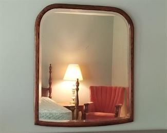 Antique Oak MIrror $50