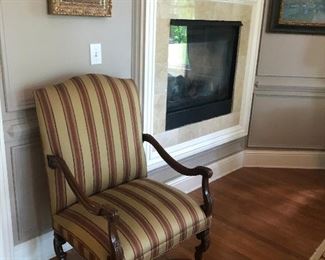 Taylor King carved walnut chair