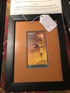 Autographed Emmy Awards Ticket from Tony Soprano  (James Galdolfini). COA