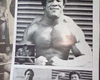 PLL #38  Wrestling Poster  - Tony Atlas - MR USA Pending Purchase  - appointments to view on June 11th 