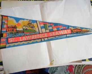 PLL #55 St Lawrence Seaway - Vintage Pennant @ $10 