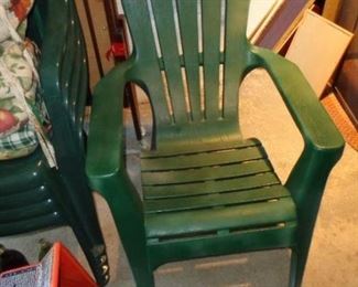 PLL #116 Green Adirondack Chair Plastic $10