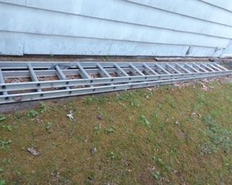 PLL #143 - 28' Long Aluminum Step Ladder $75