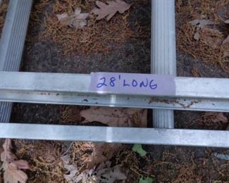 PLL #143- 28' Long Aluminum Step Ladder $75