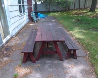 PLL #145 Picnic Table & 2 Benches $60