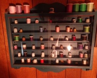 PLL #156 Thimble Collection in Cabinet $25