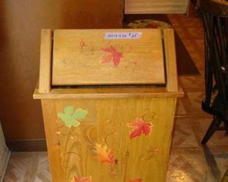 PLL #499 Wood Garbage Can @ $25 