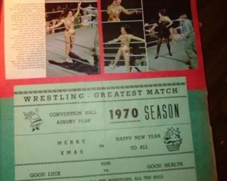 Wrestling Fan 1969 Scrap Book $45