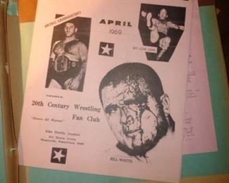 Wrestling Fan 1969 Scrap Book $45