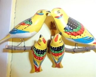 PLL #776 Carved Wood Birds $15