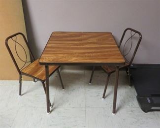 children's table and 2 chairs