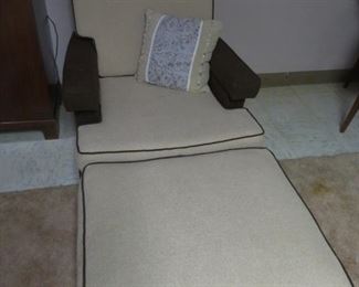 MCM chair and ottoman