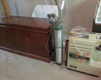 cedar chest and oxygen
