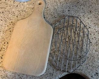 v4- cutting board and trivets $3