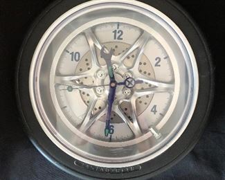 14" Tire Rim Clock