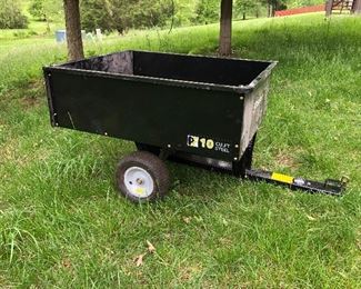 Precise Fit 10 cu. ft. Steel Tow-behind Trailer