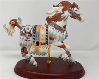 Lenox 2004 LE Carousel Horse "Pinto" https://ctbids.com/#!/description/share/415393