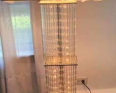 Vintage Light Fringe 60” Floor Lamp https://ctbids.com/#!/description/share/415400