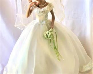 Ashton-Drake Erin Porcelain Bride Doll 19” https://ctbids.com/#!/description/share/416041