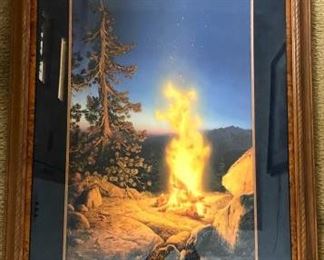Stephen Lyman “Sunset Fire” LE Print https://ctbids.com/#!/description/share/416360