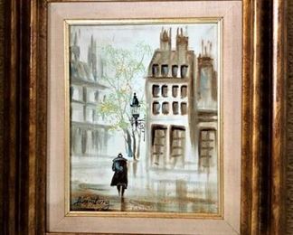  Vintage Mid Century Original Oil Painting by Armstrong https://ctbids.com/#!/description/share/416362