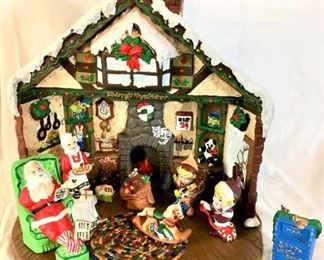  Santa House Christmas Decor https://ctbids.com/#!/description/share/416410