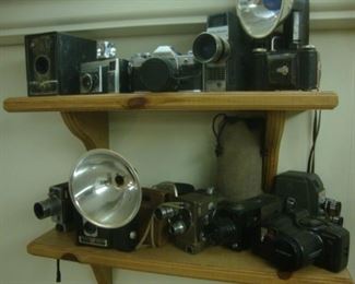 Vintage camera collection
