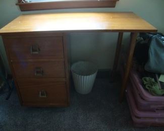 Solid wood desk