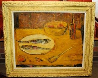 UNSIGNED WONDERFUL OIL PAINTING $250.00