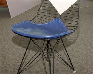 Eames Wire Chair with Bikini Cover on Eiffel Base $200.00