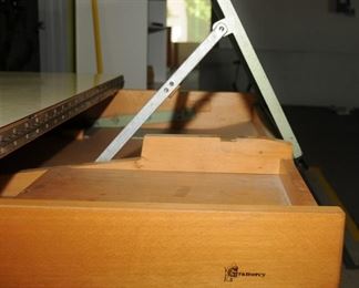 MID-CENTURY MODERN GRAMERCY GERMANY FOLDING DRAFTING TABLE $120.00