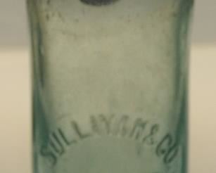 1880's SULLIVAN & CO HUTCHINSON SODA BOTTLE LANSING MI $50.00