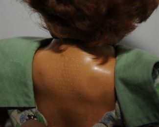 930's DY-DEE 11" Baby Doll Made by EFFANBEE Doll Sleep Eye ~ Hair ~ Vtg Dress $35.00