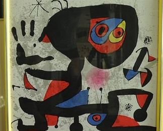 MIRO UNESCO HUMAN RIGHTS POSTER 1974 $35.00