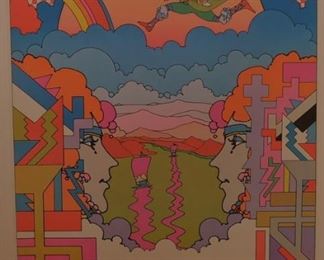 Peter Max LACONIA SHOES 24 x 36" 1969 $350.00